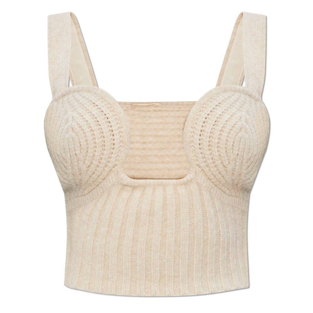 Cult Gaia Kensington crochet knit top